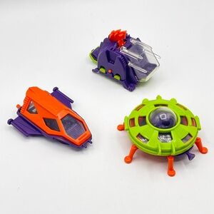 Vintage Bruder Astro Space Toy lot Spaceship UFO Rocket 1980s Germany